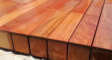Drevená terasa z IPE – montáž na skrutky zhora